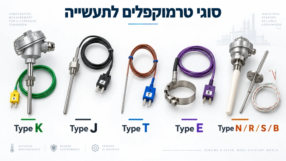 טרמוקפלים נפוצים